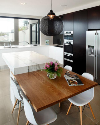 開(kāi)放式廚房中島吧臺(tái)設(shè)計(jì)的專業(yè)方法與技巧